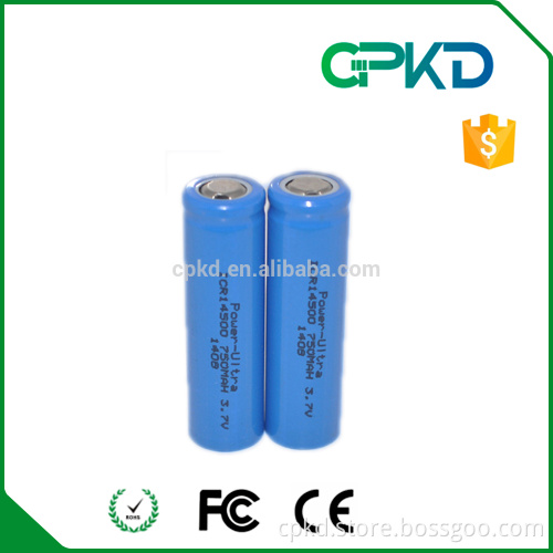 720mAh ICR14500 li-ion battery for water meter smart meter
